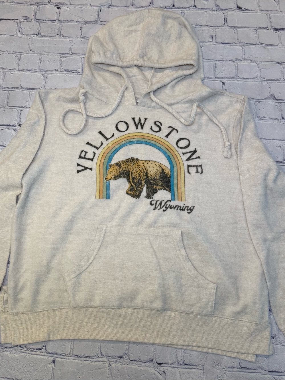 Mighty Fine Yellowstone Wyoming Hooded Sweatshirt